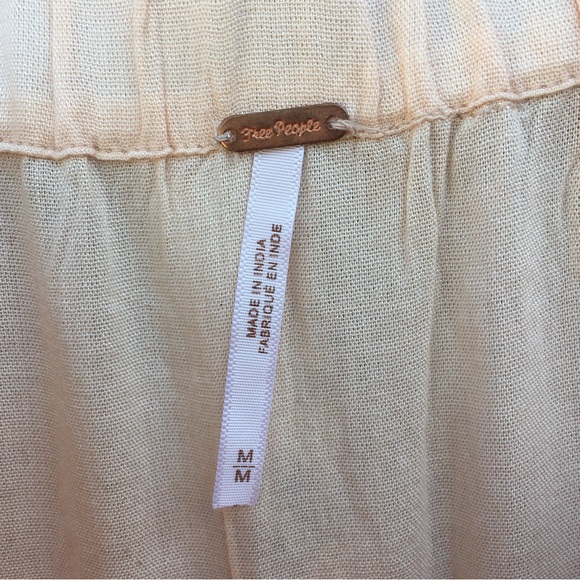 Free People Crystal Cove Two Piece Maxi Dress Linen M - Picture 7 of 16